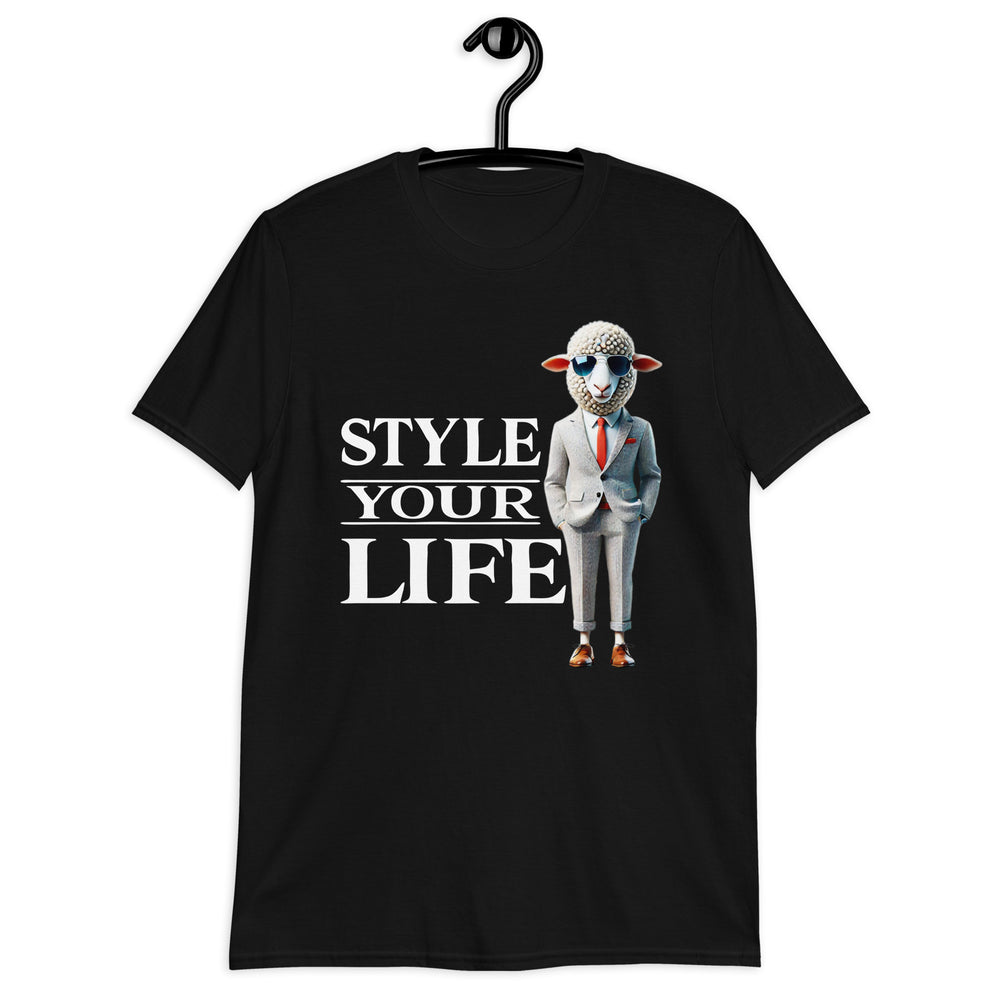 Style Your Life - Elegantes Schaf im Anzug - Unisex T-Shirt