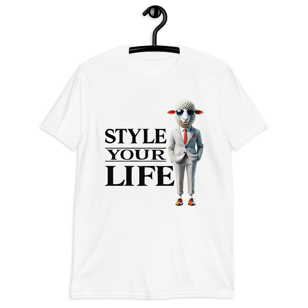 Style Your Life - Elegantes Schaf im Anzug - Unisex T-Shirt