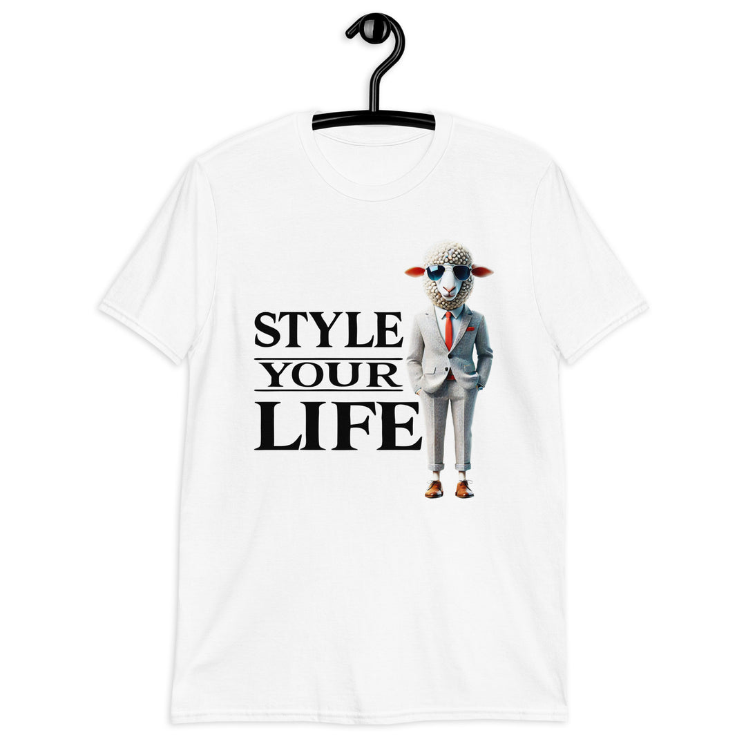 Style Your Life - Elegantes Schaf im Anzug - Unisex T-Shirt